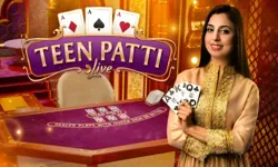 Teen Patti live table by Evolution